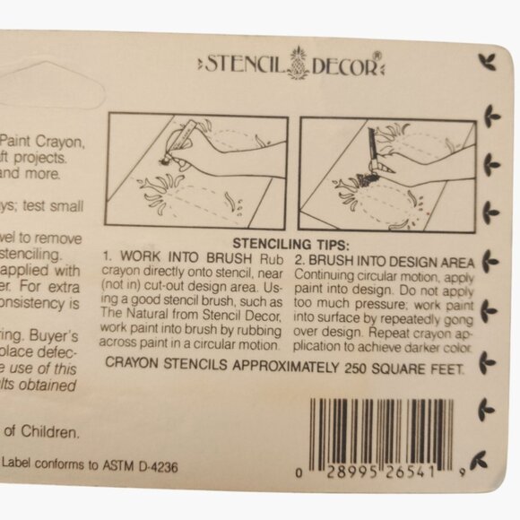 Artist Paint Crayon wild Ivy Green Oil Base Artist Stenciler 26542 - Picture 6 of 7